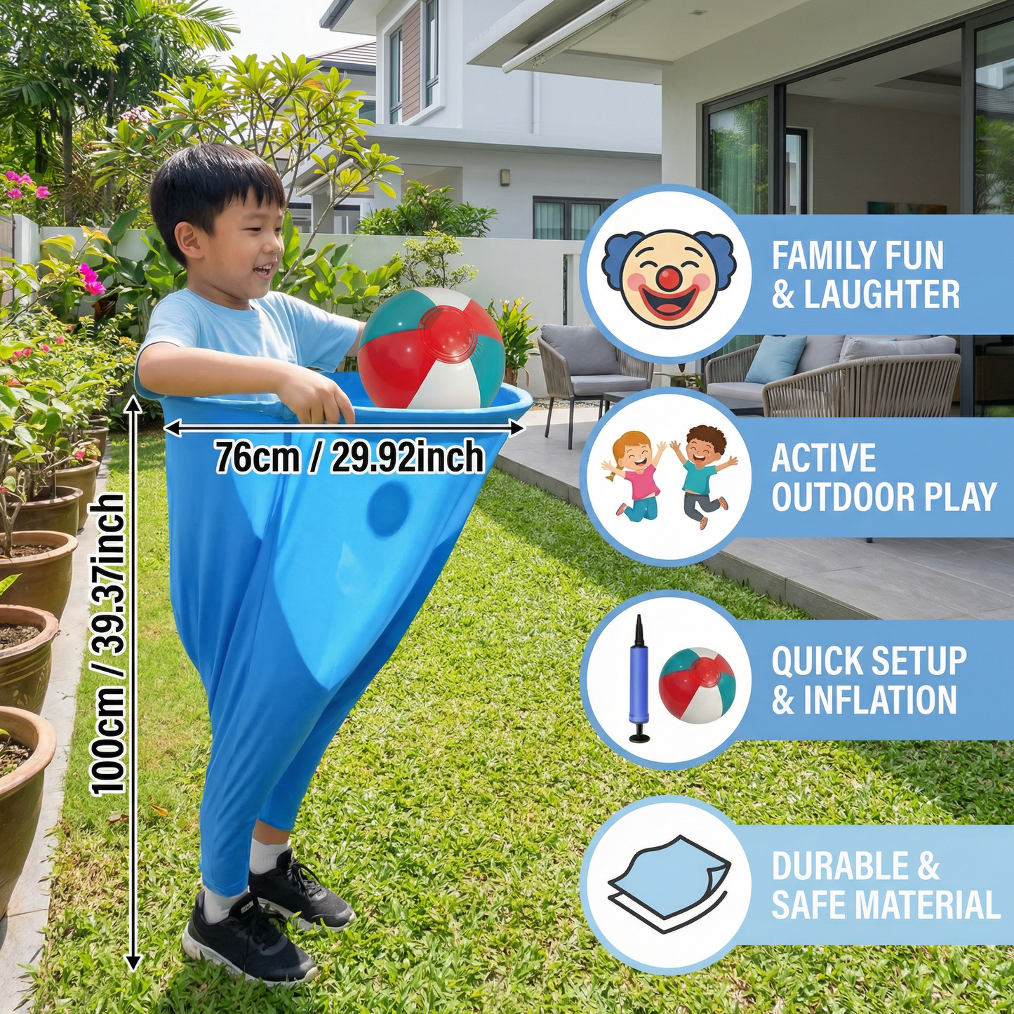 Clown Pants Catch Ball Family Game