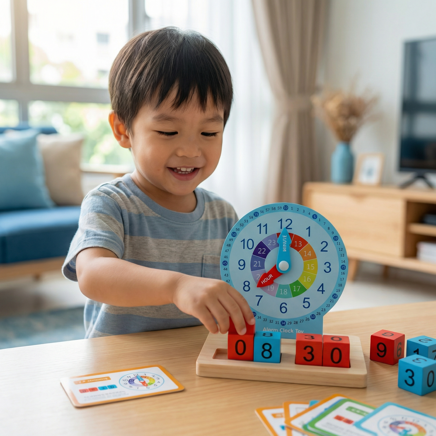 Educational Montessori Time-Telling Learning Toy