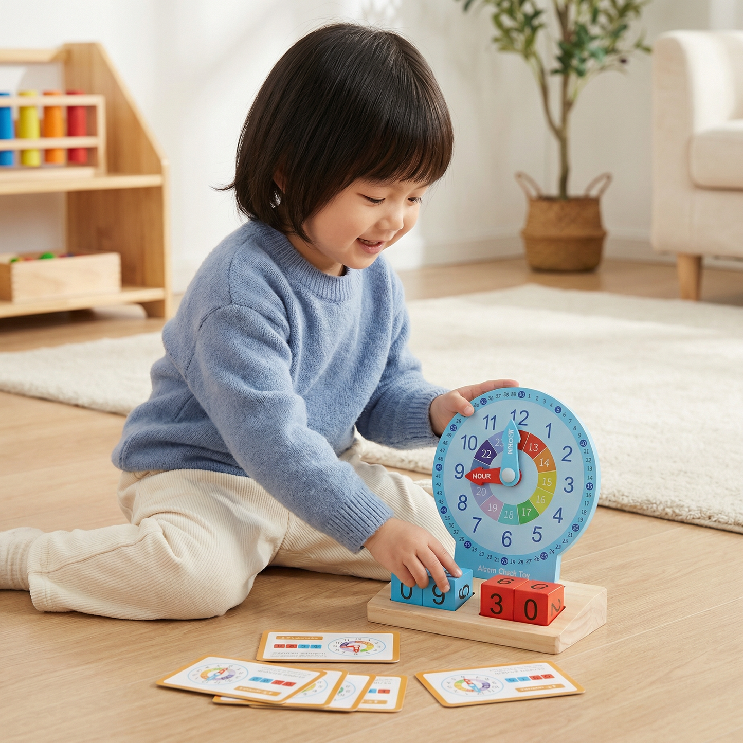 Educational Montessori Time-Telling Learning Toy