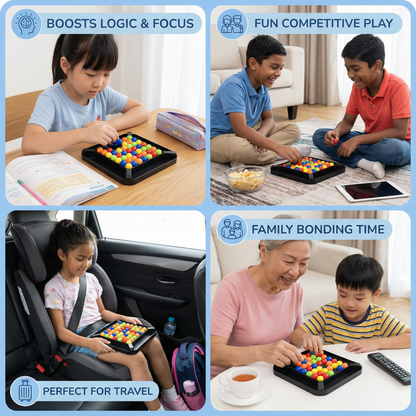 Colour Match Logic Game – Interactive Ball Puzzle for Children & Adults
