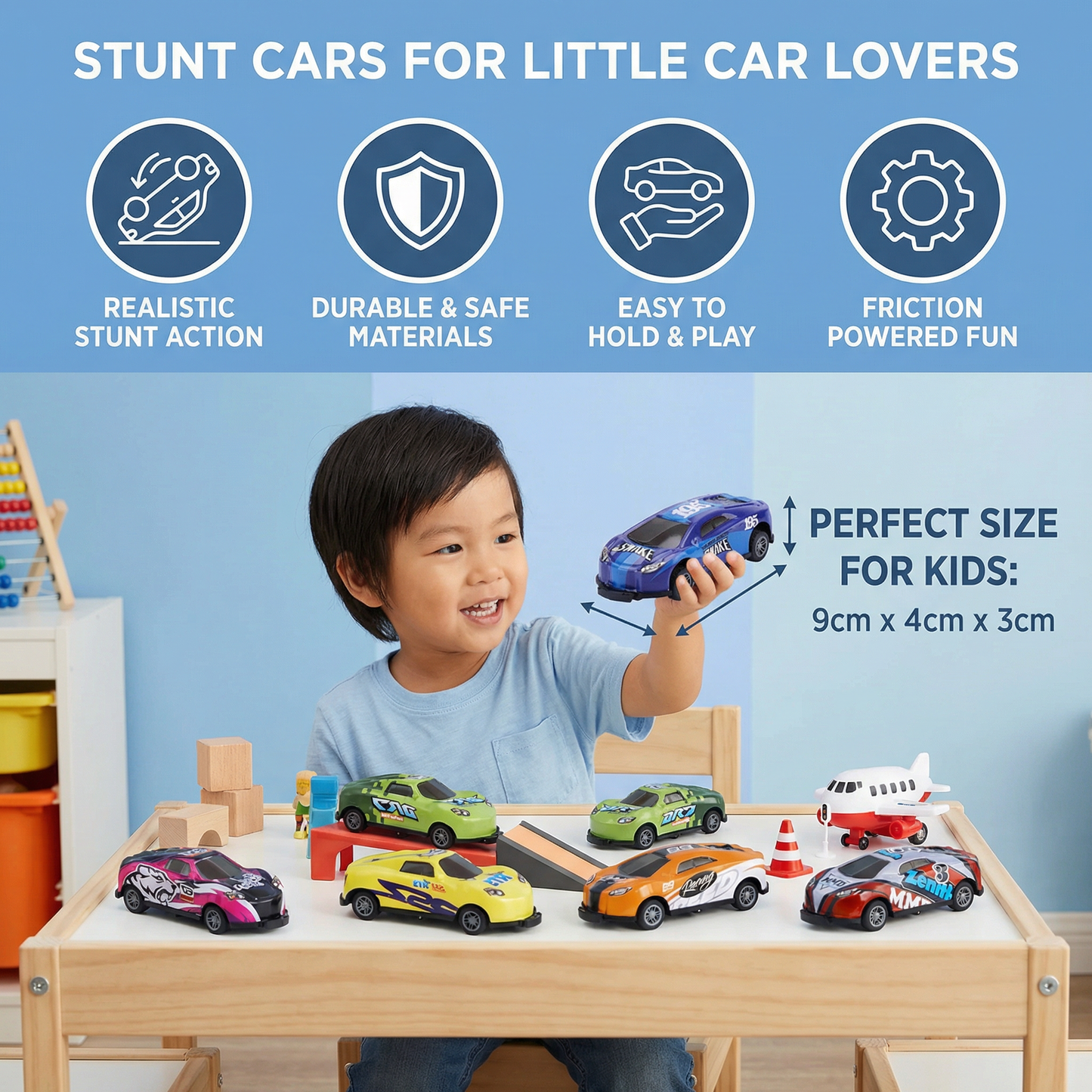 Stunt Cars for Little Car Lovers